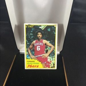 Topps Dr. J Basketball Card